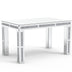 Rectangular Dining Table with Crushed Diamond