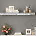 Fireplace Mantel, Mirrored Floating Shelf with Crystal Crushed Diamond Inlay