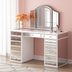 SHYFOY Dreifach-Spiegel Frisiertisch-Crushed Diamond 3-Wege-Spiegel Schlafzimmer