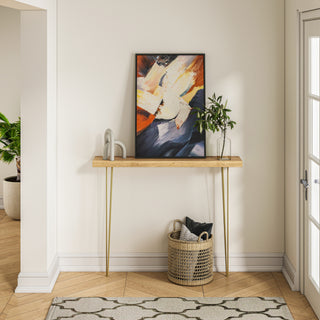 Rectangular Modern Console Table for Living Room
