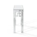 SHYFOY Modern Grecian Venetian Mirrored Console Table