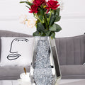 Flower Vase Crushed Diamond Vases for Decor Silver Mirror Vases for Centerpieces