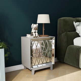 SHYFOY Mirror Glass Nightstand / SF-BT079