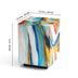 Abstract Art Graffiti Glass End Table