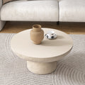 Travertine Round Coffee Tables Accent Center Table