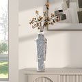 18IN Tall Crushed Diamond Floor Vase