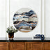 Artistic Marble Patterned Round Wall Mirror