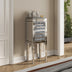 Mirrored Glass Jewelry Armoire with Crushed Diamond Inlay