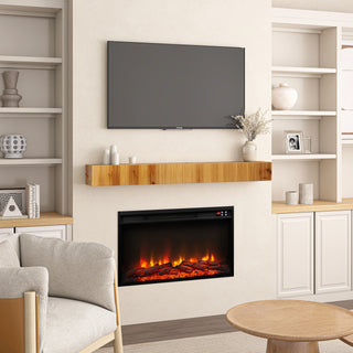 Rustic Fireplace Shelf Mantel Floating Shelf