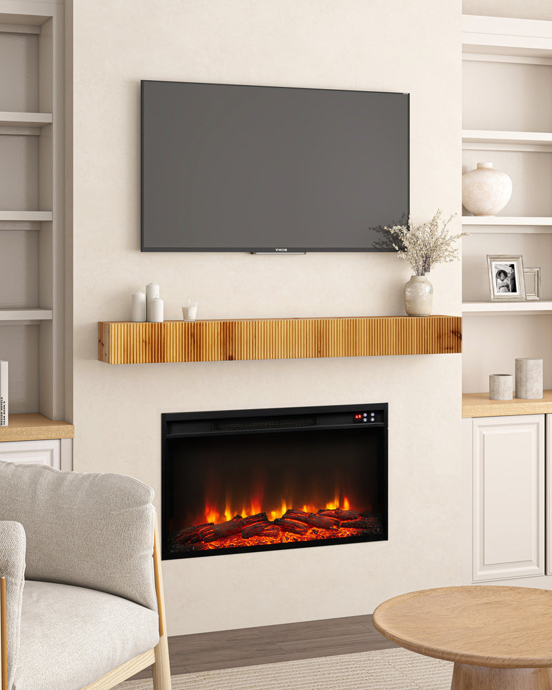 Rustic Fireplace Shelf Mantel Floating Shelf