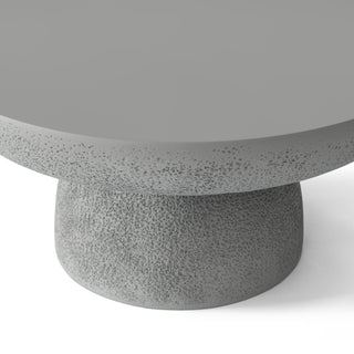 Grey Travertine Round Coffee Tables Accent Center Table