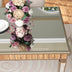 Glam Mirror Wood Rectangular Dining Table