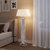 Mirrored Glass Floor Lamp Crushed Diamond Home Decor