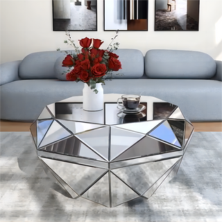 SHYFOY Mirrored Polygon Coffee Table /SF-CF195