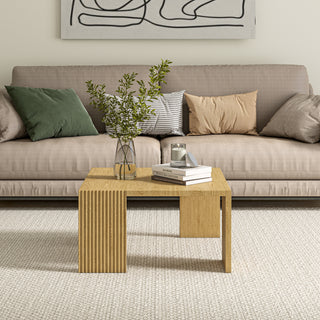 Square Solid Wood Coffee Table