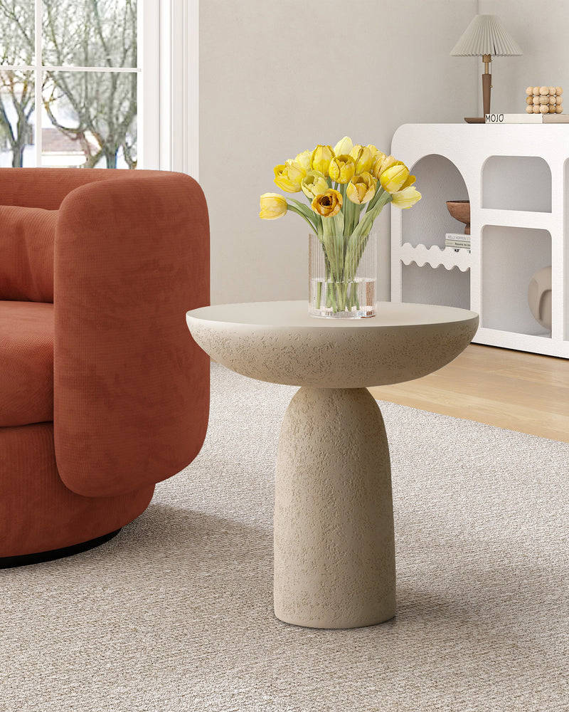 Round Side Table End Table