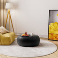 Modern Concrete Coffee Table for Outdoor Patio, Durable Weatherproof Accent Table