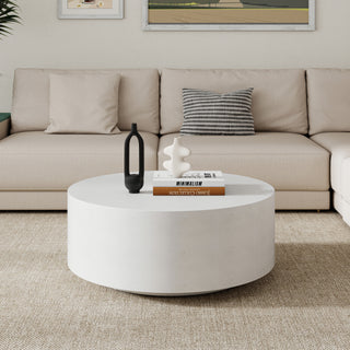 Solid Round Coffee Table