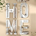 Mirrored Home Letter for Wall Decor Modern Mirror Decorative Wall Art for Home