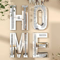 Mirrored Home Letter for Wall Decor Modern Mirror Decorative Wall Art for Home