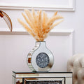 SHYFOY Silver Mirror Crystal Glass Decorative Vase Luxury Home Decoration