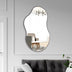 SHYFOY Black Asymmetrical Cloud Shaped Wall Mirror