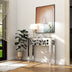 SHYFOY Modern Grecian Venetian Mirrored Console Table