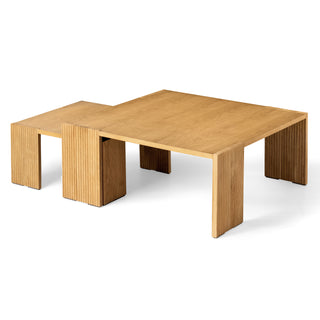 Square Solid Wood Coffee Table