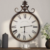 Large Clock Wall Decor, Vintage WallClock for Living Room