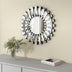SHYFOY  Wall Mirrors Decorative Round Sunburst Mirror