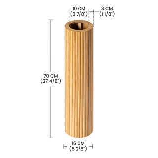 Aesthetic Wooden Floor Vase Perfect Home Decor Upgrade