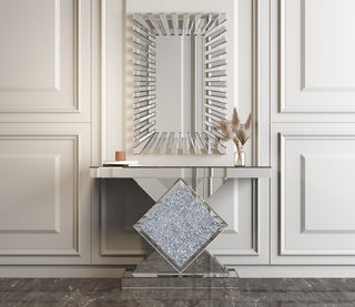 SHYFOY Silver Rectangular Decor Glass Mirror