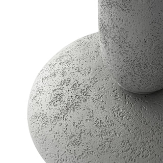 Grey Round Side Table End Table