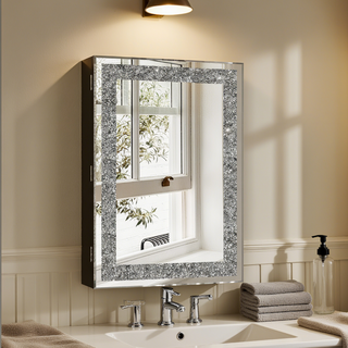 Rectangular Mirrored Medicine Cabinet