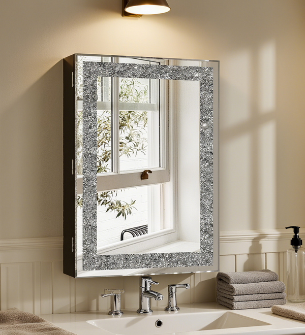 Rectangular Mirrored Medicine Cabinet