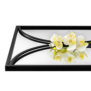 Black Antique  47.2" Modern Decorative Wall Mirror