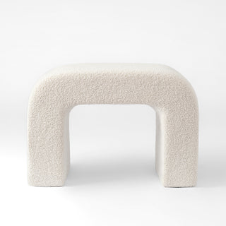 25.6'' Upholstered Foot Stool Modern Pouf Ottoman