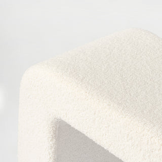 25.6'' Upholstered Foot Stool Modern Pouf Ottoman