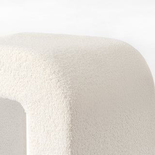 25.6'' Upholstered Foot Stool Modern Pouf Ottoman