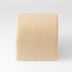 Camel Accent Upholstered Ottoman, N Shaped