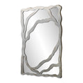 Industrial Silver Wall Mirror