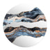 Artistic Marble Patterned Round Wall Mirror