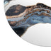 Artistic Marble Patterned Round Wall Mirror