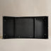 Black Modern Fluted Arch-Base Coffee Table