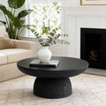 Black Round Coffee Tables Accent Center Table