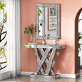 Decorative Wall Mirror, Crushed Diamond Mirrors with Crystal