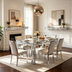 Rectangular Dining Table with Crushed Diamond