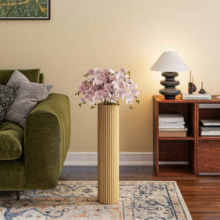 Aesthetic Wooden Floor Vase Perfect Home Decor Upgrade