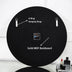 SHYFOYMirrored Wall Clocks Decor Sparkly Big Decorative Wall Clock