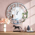 Oversize Wall Clock Living Room Decor, Extra Large Decorative Mirror Wall Clocks